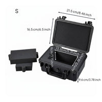 Waterproof Graded Card Storage Box Heavy Duty Trading Card Carrying Case Foam Insert for Travel