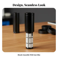 Aluminum Alloy Hidden Stem Riser Lightweight Design Bike Stem Riser Improves Riding Posture for Tall Riders, Commuters, Mountain Bikes
