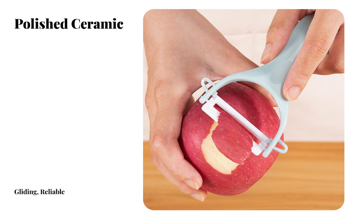 Ceramic Scraper Blade Vegetable and Fruit Scraper Fruit and Vegetable Scraper Easy to Clean Food Prep Tool Rust-Resistant