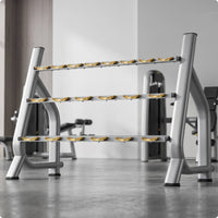 Three-Tier Dumbbell Rack Freestanding Dumbbell Holder with Cradles Floor-Standing Weight Stand Heavy-Duty for Athletes, Home Gym, Fitness Studio