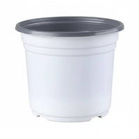 Lightweight Two-Tone Seedling Pot Drainage Holes Soft Plastic Nursery Pot Breathable Gardening Supplies Root Protection for Greenhouse, Balcony, Indoor, Office
