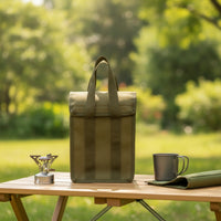 Camping Cooker Bag with Handles Shielded Gas Bottle Carrier Structured Heating Cylinder Bottle Storage Case for Camping, Backpackers, Picnics