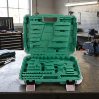 Tool Storage Case Compact Empty Tool Box Shockproof for DIYers, Technicians