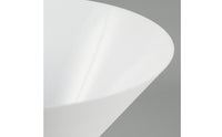 Translucent Flared Lampshade Shell Glossy Conical Lampshade Minimalist Lamp Shade Plain