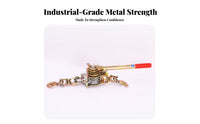 Powerful Ratcheting System Double Hook Cable Puller Long-Lasting Manual Wire Rope Tightener Labor-Saving for Mechanics, Workshops, Garages