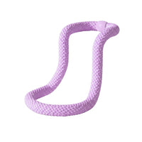 Cushioned Spring Exercise Hoop Flexible Soft Fitness Spring Hoop Quiet Breathable for Beginners