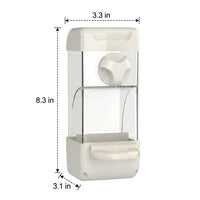 Automatic Bird Feeder with Attachment, Hanging Bird Feeder Dispenser, No-Mess Pet Bird Supplies and Cage Accessories, 1pc Bowl