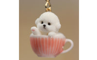 Earring with Teacup Charm Cute Earrings with Teacup Playful Cup Earrings for Teens
