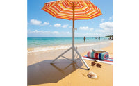 Umbrella Base Stand Foldable Umbrella Stand with Folding Legs Metal Outdoor Anchor for Garden, Backyard, Beach