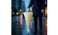 Windproof Automatic Straight Umbrella Large 24 Rib Umbrella Waterproof Long-Lasting for Students, Travel