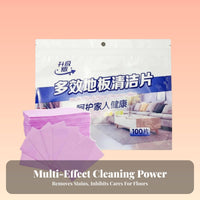 Dissolvable Floor Cleaner Sheets Quick Dissolving Floor Cleaning Sheet Long Fragrance Mopping Cleaning Sheet for Adults, Home, Kitchen, Office