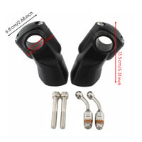 22mm Handlebar Riser 22 Mm Height Elevate Handlebar Clamp Riser Aluminum Alloy for Motorcycle Model 3   Riders, Replacement Install
