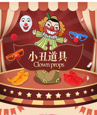 小丑头套面具 全脸乳胶面罩 成人恐怖笑脸搞笑儿童节表演演出道具
