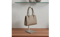 Handbag Display Stand Sturdy & Stable Stainless Steel Purse Rack Floor Standing Bag Rack Minimalist Design Countertop Bag Hanger