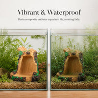 Handmade Resin Tree Hole Micro Landscape Ornament for Aquariums and Gardens