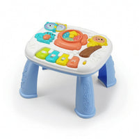 Multifunction Activity Table with Piano Keys Interactive Toy Table with Piano Keys Educational Sensory for Playroom