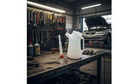 Engine Oil Dispenser Jug Large Diameter Inlet Oil Measuring Jug for Mechanics