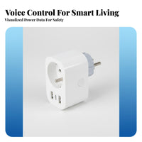 Wirelessreless Fi Smart Plug Wirelessreless Th Port Timer Function Wireless-Fi Smart Plug Distant Control Power Socket No Hub