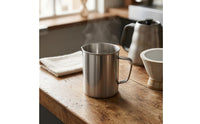 Metal Measuring Cup Smooth Shiny Finish Stainless Steel Measuring Cup Kitchen Tool Corrosion Resistant Easy to Read