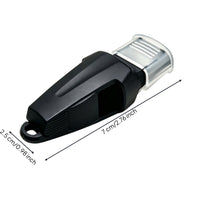 Professional Whistle with Mouthpiece Covers Streamlined Whistle with Lanyard Loop Clear Crisp for Referees, Coaches, Teachers, Match Officiating, Sports Training