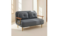 Folding Sofa Bed Padded Sofa with Pull out Bed Fold out Floor Couch Sleek Space-Saving for Guests, Small Apartments
