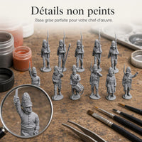 Napoleonic Wars Austrian Empire Infantry Artillery Wargame Miniatures 3D Printed Figures