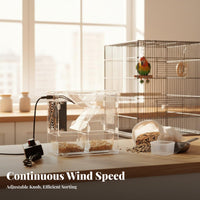 Bird Food Blowing Machine Adjustable Fan Fast Avian Husk Remover Easy to Clean Millet Husk Separator