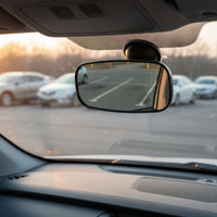 Pristine Clarity Wide Angle Convex Mirror Easy Installation Vehicle Accessory for Driving Instructors