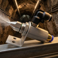 Stainless Steel High-Frequency Atomizing Nozzle Mounting Bracket Spray Nozzle Assembly Threaded Connection for Misting