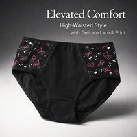 Underwear Women High Waisted Knickers with Soft Rayon Blend, Postpartum and Maternity Pants for Full Coverage, Ladies Packs