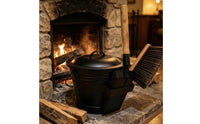 Ash Bucket Set Knitted Cuffs Fireplace Ash Bucket Easy to Clean Hearth Cleaning Gear