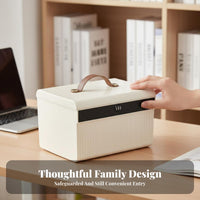code-security code device security code device Box With Handle Portable Safe Large Capacity for vehicle, travelersers
