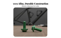 2 Pieces Anodized Finish Water Bottle Holder Screw CNC Machined Bike Water Bottle Holder Bolts Lightweight for Mountain Bikers