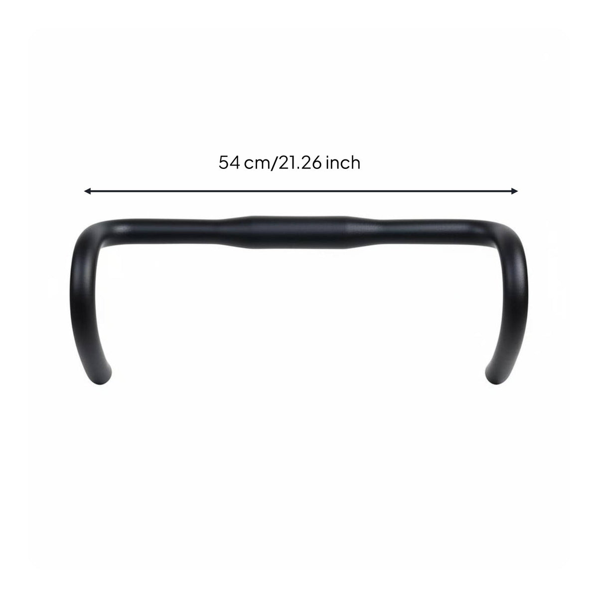 35 Degree Flare Flared Drop Bar Aluminum Alloy Flared Gravel Bar Stable Handling Gravel Drop Handlebar Comfortable Ergonomics for Cyclists