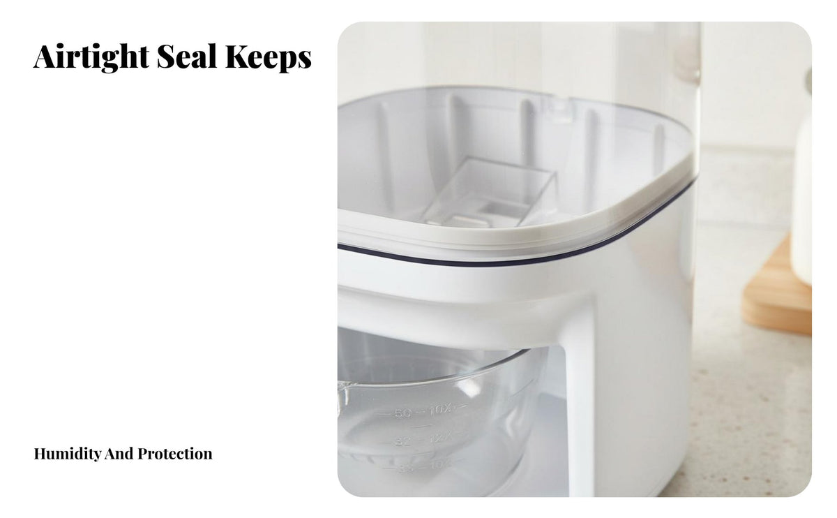 Moisture-Proof Sealed Grain Storage Container Airtight Seal Sealed Grain Storage Bin Large Capacity
