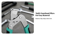 Door Panel Clip Pliers Portable Car Clip Removal Tool Heavy Duty Fastener Remover Pliers for DIY Enthusiasts, Mechanics
