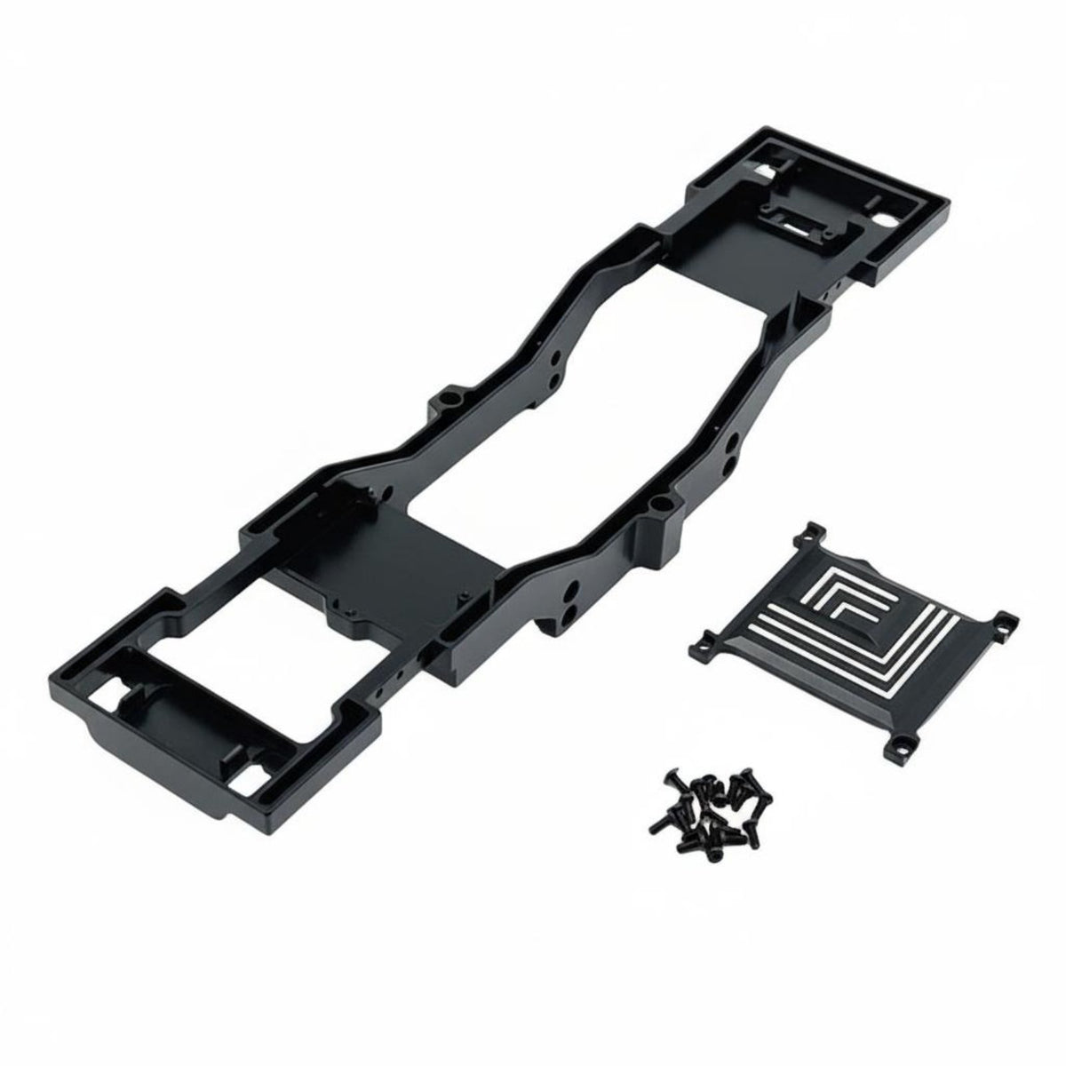 Aluminum Chassis and Gearbox Mount High Strength Metal Chassis Girder RC Car Main   for Rock Crawling