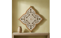Floral Scroll Wall Decor Distressed Finish House Decoration Vintage Style for Home Decor