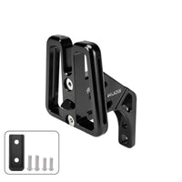Cycle Rack Riser Bracket CNC-Machined Front Carrier Block with Clamp Fast-Release Bike Fork Mount for Cyclists, Commuters, Folding Bikes