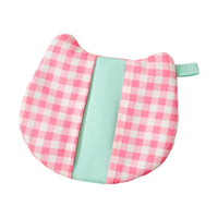Canvas Pot Holder with Hanging Loop Compact Padded Kitchen Hand Holder Hot Pad Washable for Home Cooks, Cooking, Baking