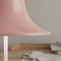Bell Shaped Table Lamp Energy-Saving Portable Bedside Light Nordic Style Modern Accent Lamp for Bedroom, Study Room, Cafe