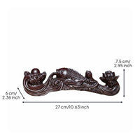 Auspicious Ornament Hand Carved Wood Carving Statue Gift Idea