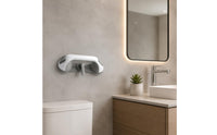 Easy to Install Suction Shower Grab Bar Removable No-Drill Shower Grip Heavy Duty for Elderly, Seniors