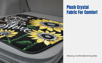 Universal Car Trunk Mat, Crystal plush material, Non-slip rear liner, Fits most vehicles