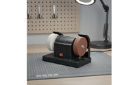 Multi-Purpose Mini Bench Grinder Double Wheel Bench Grinder Electric Polishing Machine for DIY Enthusiasts, Workshop, Garage