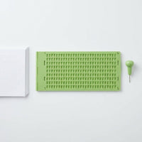 Plastic Foldable Braille Board Metal Tip Accessibility Tool for Blind People