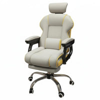 Padded Sofa Design Gaming Chair 360° Swivel Reclining Office Chair with Footrest