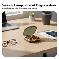 weekly Dispenser Portable Design medication Organizer Weekly Planning for Home