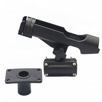 Handshands-off Rod Holder with Two-partBase Mount Heavy Duty Kayak Fishing Rod Holder Stable Accessory Compatible for Anglers