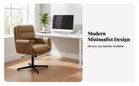Armless Rolling Task Chair Padded pad Desk Seat Ergonomic Design Adjustable Height for Makeup lovers, Adults, Bedroom